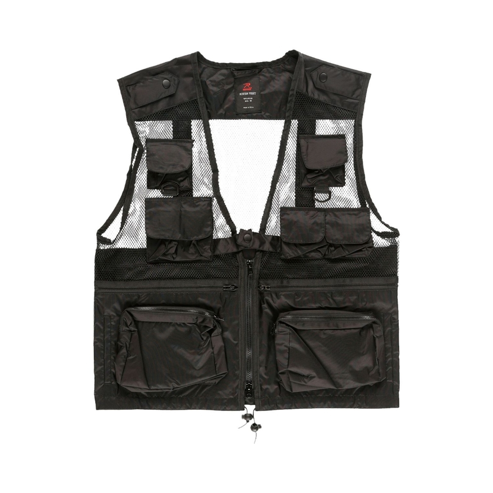 Rothco Black Recon Vest